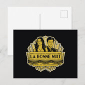 Carte Postale La Bonne Nuit - Rencontre À La Speakeasy (Devant / Derrière)