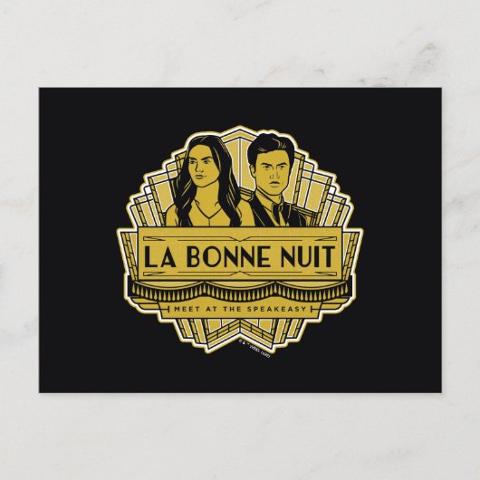 Carte Postale La Bonne Nuit - Rencontre À La Speakeasy (Devant)