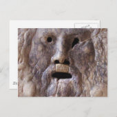 Carte Postale La Bouche de la Vérité La sculpture de Rome (Devant / Derrière)