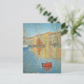 Carte Postale La Bouée Rouge par Paul Signac, Pointillisme Vinta (Debout devant)