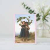 Carte Postale La Branche des cerises par William Bouguereau (Debout devant)