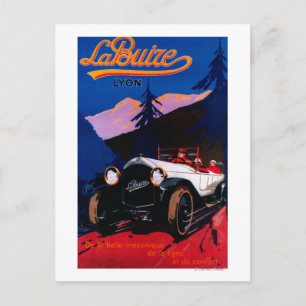 Carte Postale La Buize Lyon Poster Vintage Europe