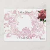 Carte Postale la cage aux oiseaux (Dos)