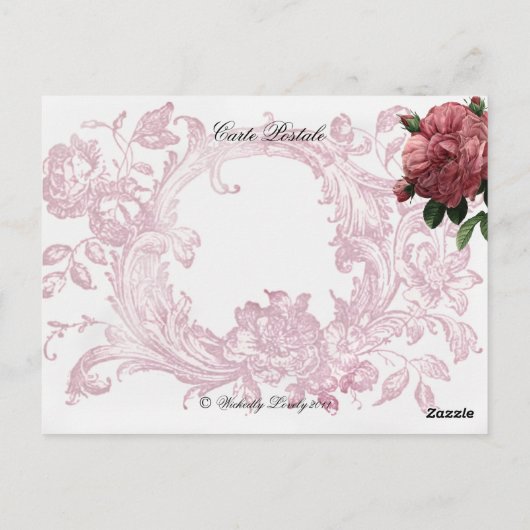 Carte Postale la cage aux oiseaux (Dos)