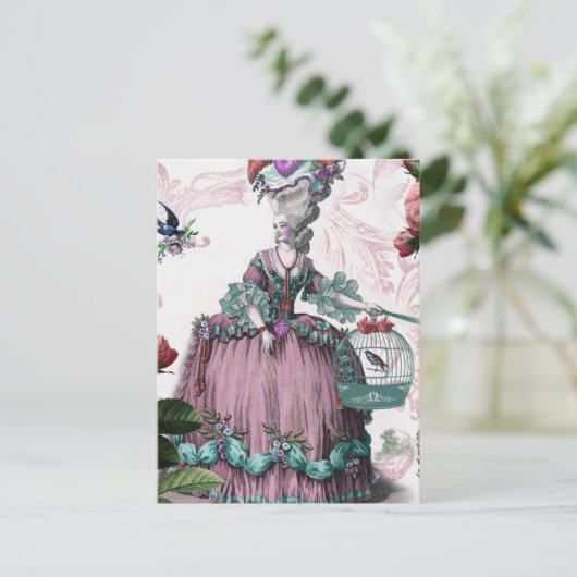 Carte Postale la cage aux oiseaux (Debout devant)