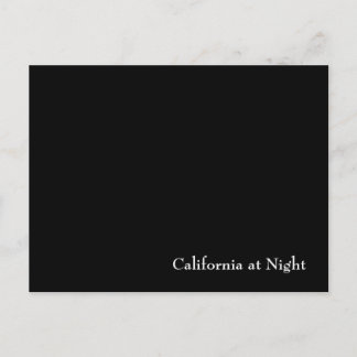 Carte Postale La Californie à la nuit