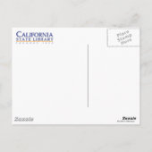 Carte Postale La Californie cet été. Voyage en train (Dos)