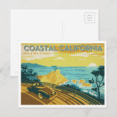 Carte Postale La Californie côtière (Devant / Derrière)