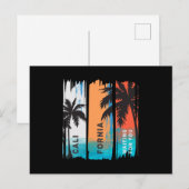 Carte Postale La Californie Vous Attend (Devant / Derrière)