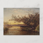 Carte Postale La Camargue, Coucher De Soleil - Félix Ziem (Devant)