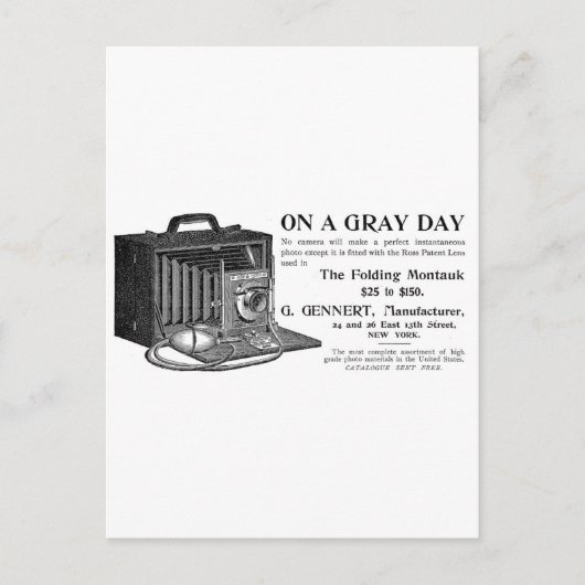 Carte Postale La caméra Montauk (Devant)