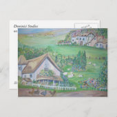 Carte Postale La campagne anglaise (Devant / Derrière)