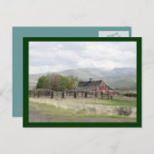 Carte Postale La campagne de l'Oregon (Devant / Derrière)