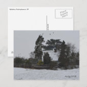 Carte Postale La campagne hivernale (Devant / Derrière)