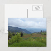 Carte Postale La campagne indienne (Devant / Derrière)