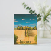 Carte Postale La campagne toscane (Debout devant)