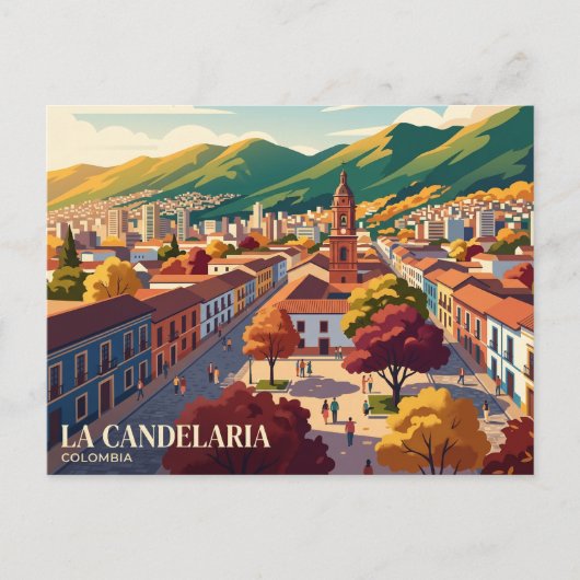 Carte Postale La Candelaria Colombie (Devant)