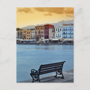 Carte Postale La Canée au crépuscule, La Canée, Crète, Grèce