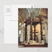 Carte Postale La canopée de Bernini au-dessus du haut autel (Devant / Derrière)