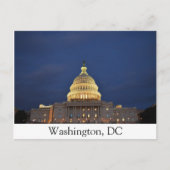 Carte Postale La Captiol à Washington, DC (Devant)