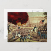 Carte Postale La capture d'Atlanta par l'armée des syndicats (Devant / Derrière)
