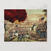 Carte Postale La capture d'Atlanta par l'armée des syndicats (Devant)