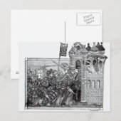 Carte Postale La capture de Damietta en 1249 (Devant / Derrière)