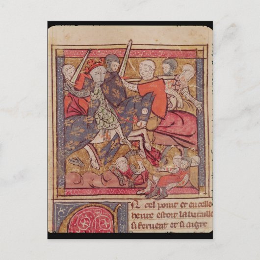 Carte Postale La capture de Ferdinand du Portugal (Devant)