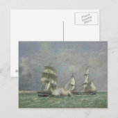 Carte Postale La Capture de la Petite Rodeur, 1878 (Devant / Derrière)