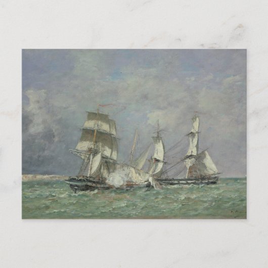 Carte Postale La Capture de la Petite Rodeur, 1878 (Devant)