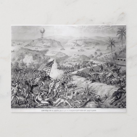 Carte Postale La capture d'El Caney, El Paso (Devant)