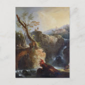 Carte Postale La cascade, 1773 (Devant)