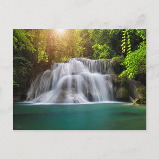 Carte Postale La cascade d'Erawan | Kanjanaburi Thaïlande (Devant)