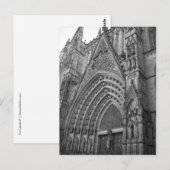 Carte postale La Catedral (Barcelone, Espagne) (Devant / Derrière)