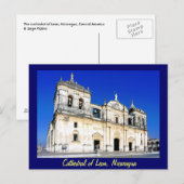 Carte Postale La cathédrale de Léon (Devant / Derrière)