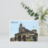 Carte Postale la cathédrale de manila (Debout devant)