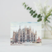 Carte Postale La Cathédrale de Milan (Debout devant)