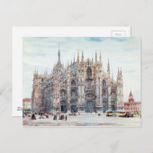 Carte Postale La Cathédrale de Milan (Devant / Derrière)