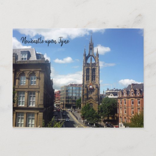 Carte Postale la cathédrale de newcastle tyne (Devant)