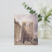 Carte Postale La cathédrale de Notre Dame, Paris, 1836 (Debout devant)