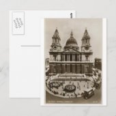 CARTE POSTALE LA CATHÉDRALE DE ST PAULU LONDRES (Devant / Derrière)