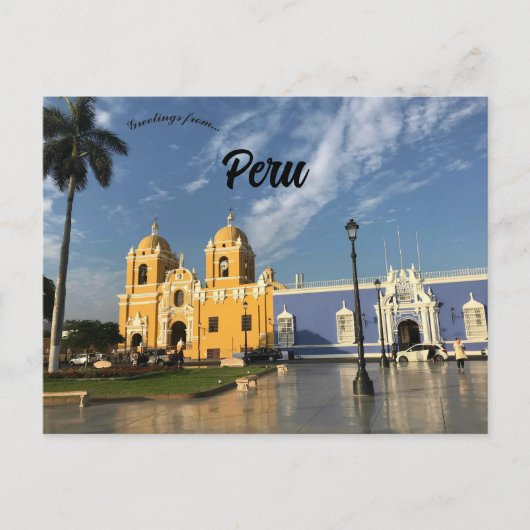 Carte Postale La cathédrale de Trujillo à Trujillo Pérou (Devant)