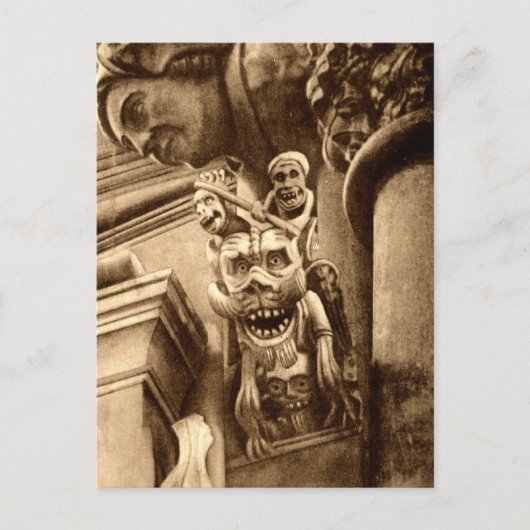 Carte Postale La cathédrale gothique Imp 1912 Vintage (Devant)