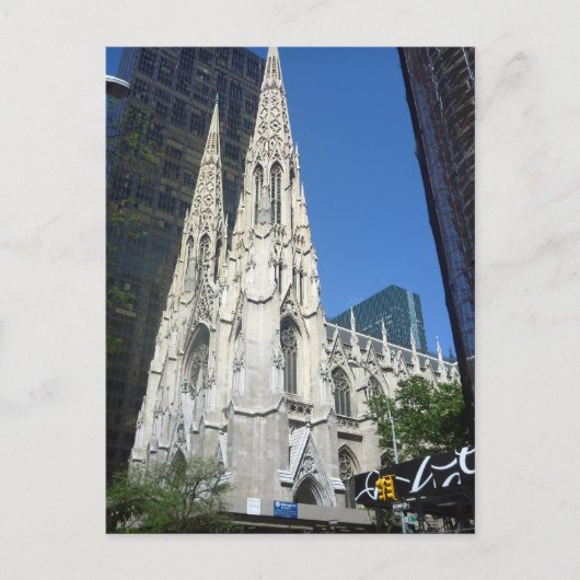 Carte Postale la cathédrale ny (Devant)