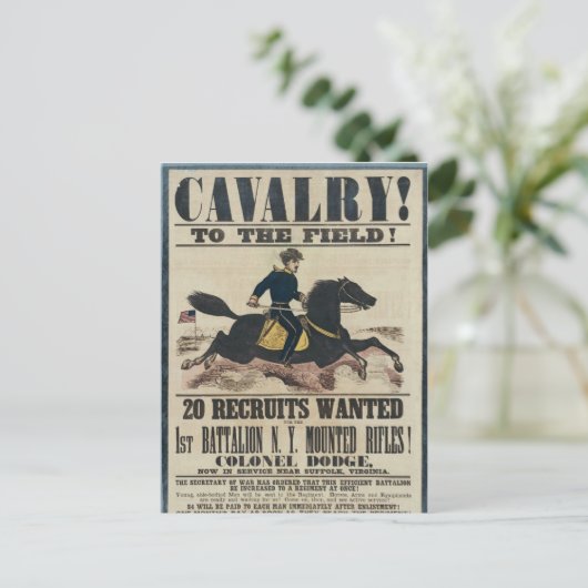 Carte Postale La cavalerie ! (Debout devant)