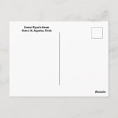 Carte Postale La célèbre avenue Magnolia (Dos)