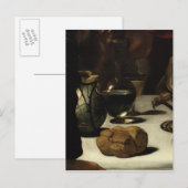 Carte Postale La Cène à Emmaüs, 1601 (Devant / Derrière)