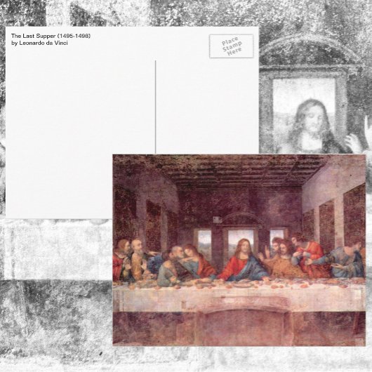Carte Postale La Cène de Léonard de Vinci