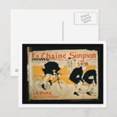 Carte Postale "La Chaîne Simpson", Paris (litho couleur) (Devant / Derrière)