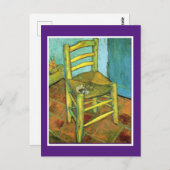 Carte Postale La Chaise de Van Gogh, Beaux-Arts, (Devant / Derrière)